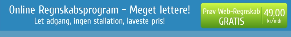 Online Regnskabsprogram - Prøv gratis nu!